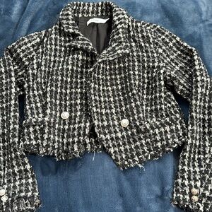 Houndstooth Light Women’s Jacket size Small